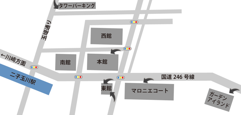 高島屋駐車場マップ