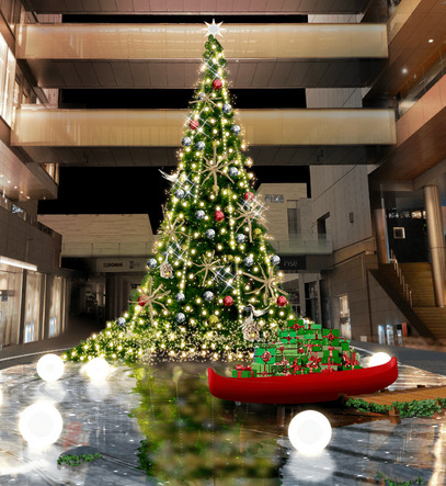 二子玉川ライズショッピングセンターのクリスマスツリー
